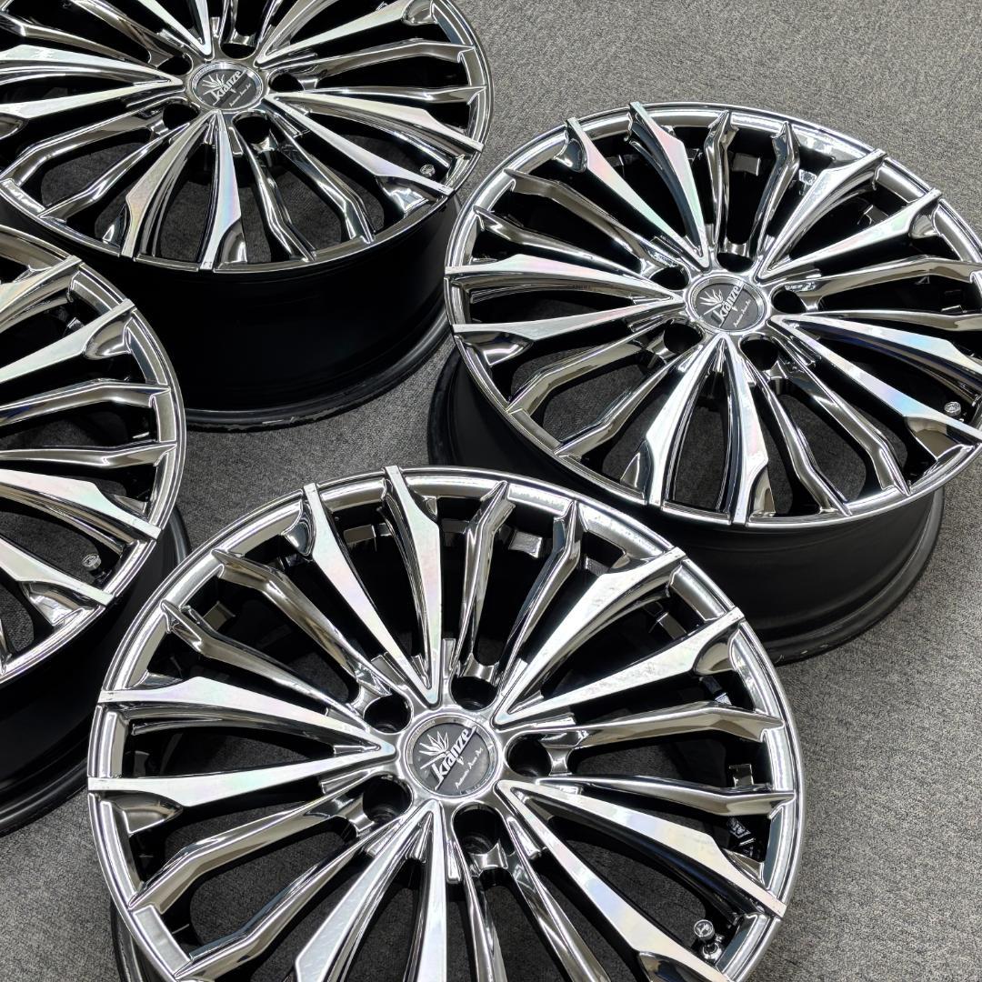 新品タイヤ付 weds クレンツェ フェルゼン ヴォクシー クラウン