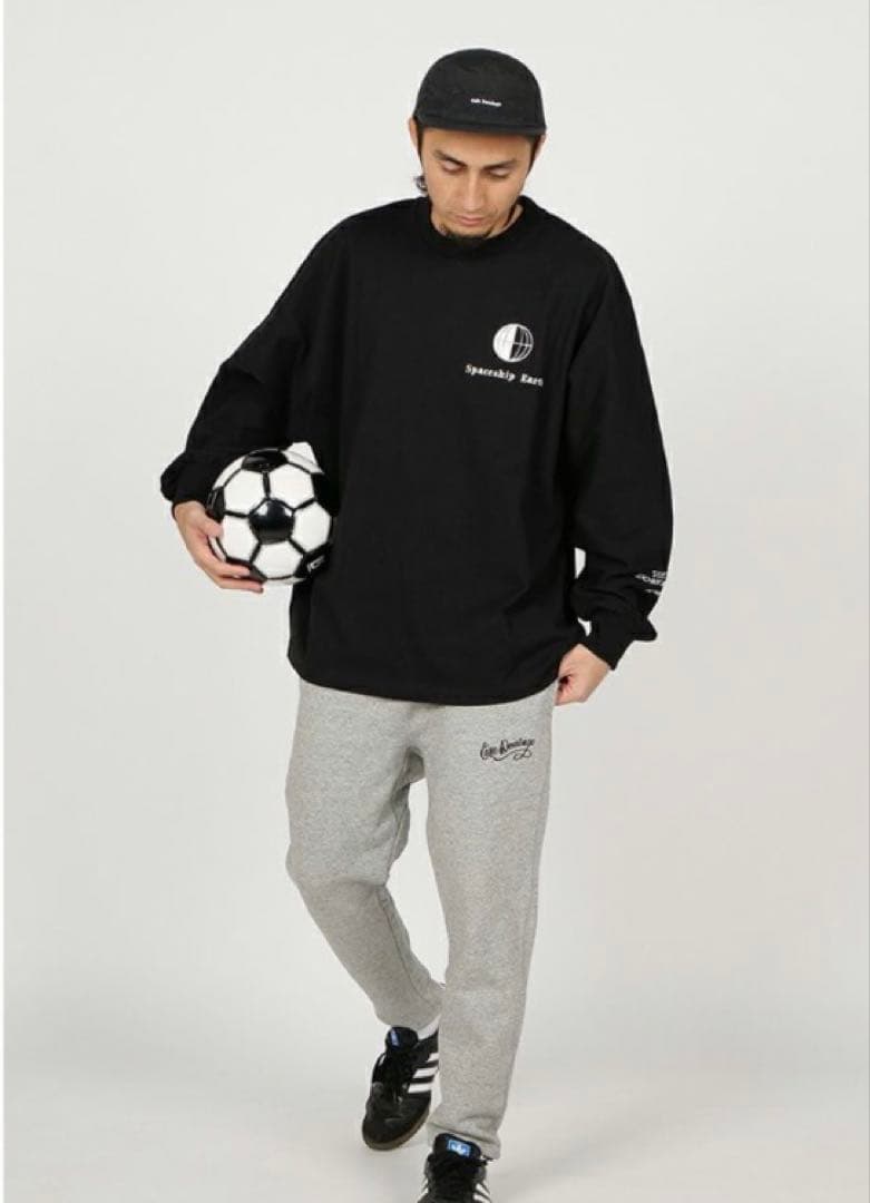 新品　DOMINGO　PURVEYORS　LUZeSOMBRA　厚手 ロンT　黒