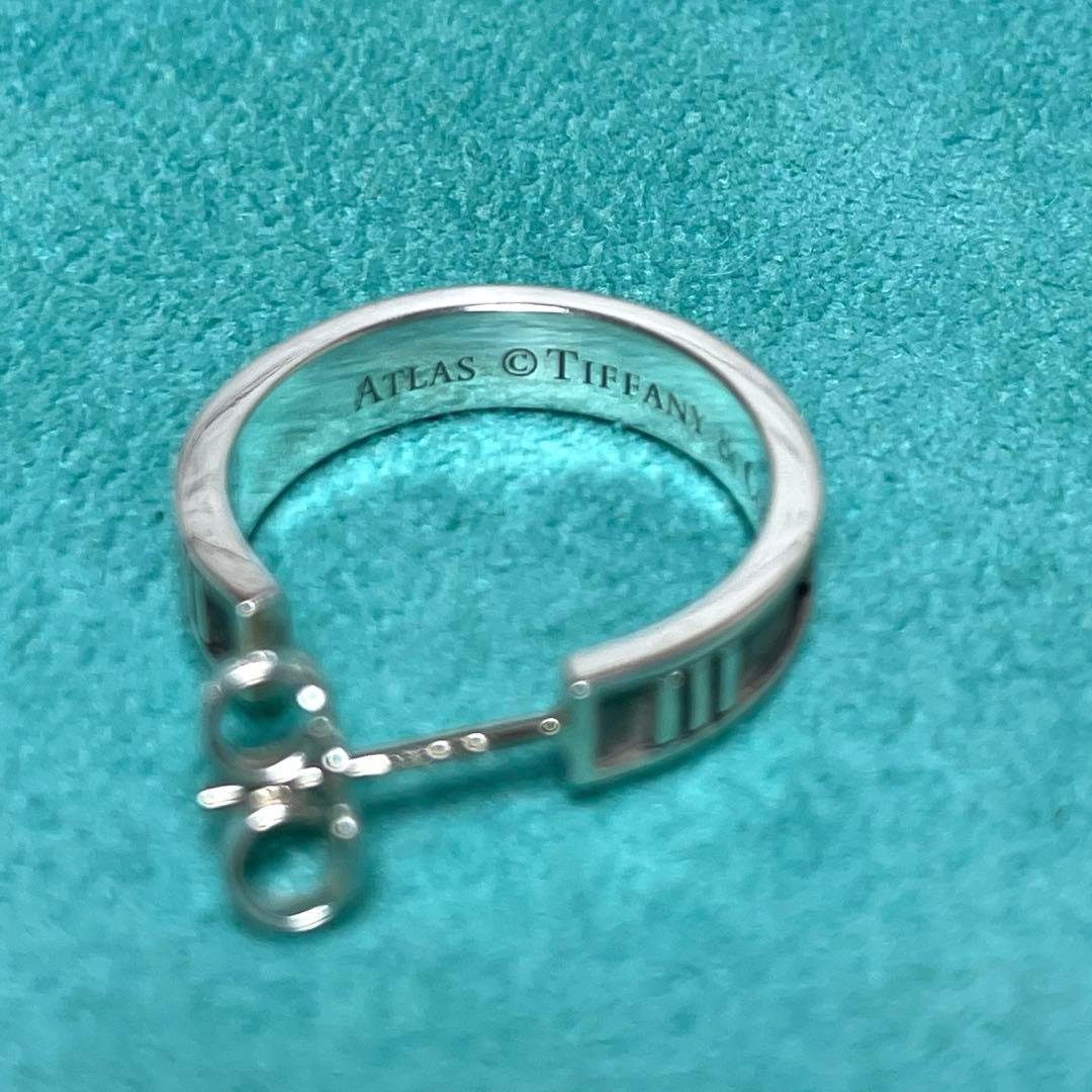 TIFFANY&Co.ティファニー　アトラスフープピアス　925 燻