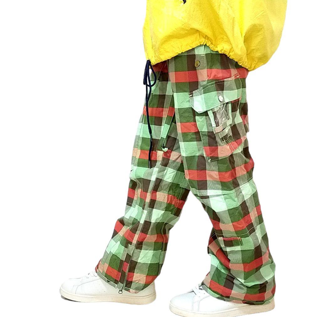 【美品 高機能】US BURTON チェック スキー スノーボード パンツ