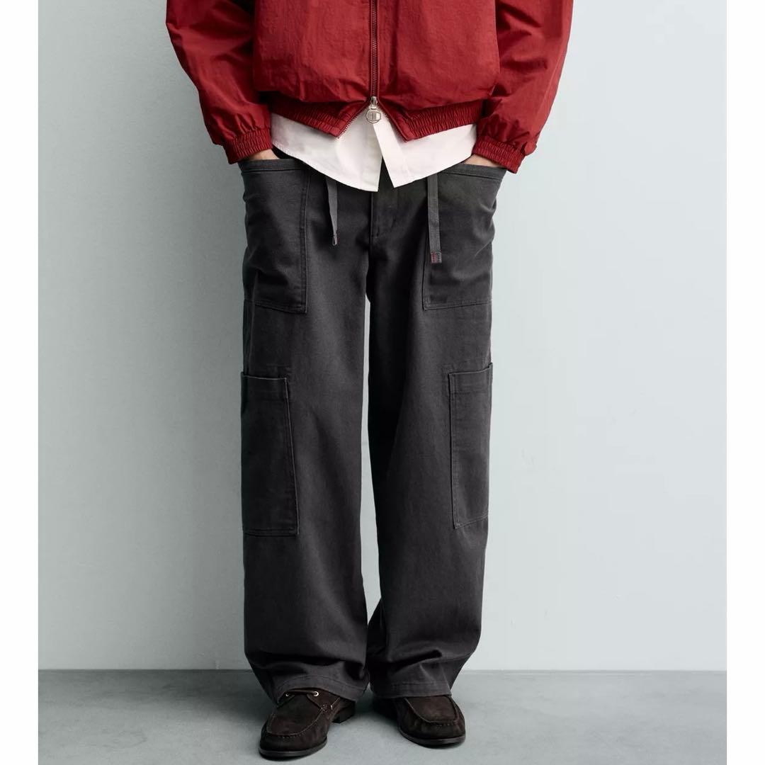 CHAMPION X ZARA ドローストリング カーゴ デニム-買付