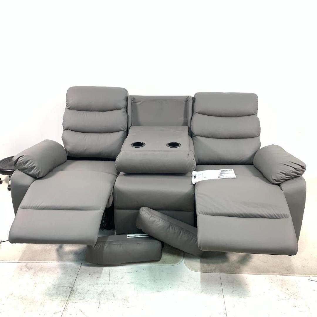 訳あり新品 リクライニングソファ 二三人掛けソファ1275+1276+1277