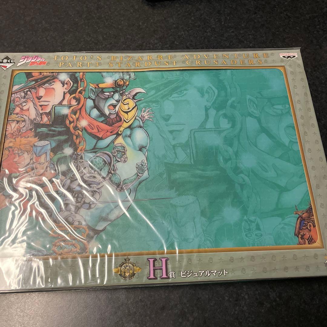 ジョジョ一番くじ ビジュアルマット5枚セット ビジュアルシート - メルカリ