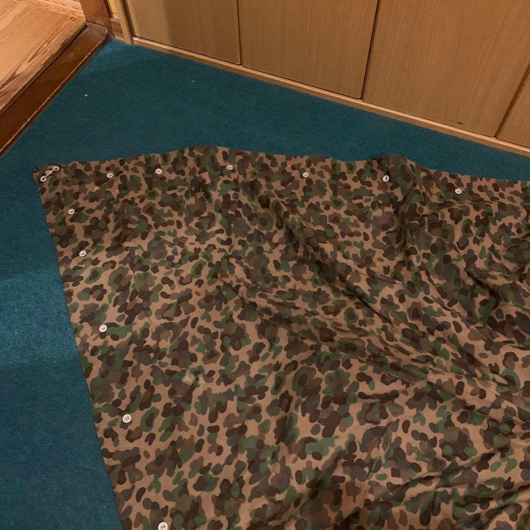 希少 オーストリア軍 ポンチョテント リバーシブル