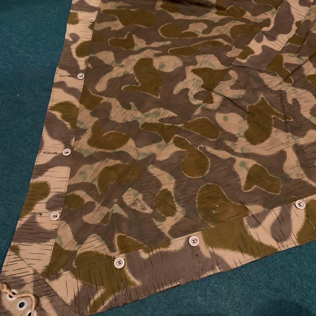 希少 オーストリア軍 ポンチョテント リバーシブル