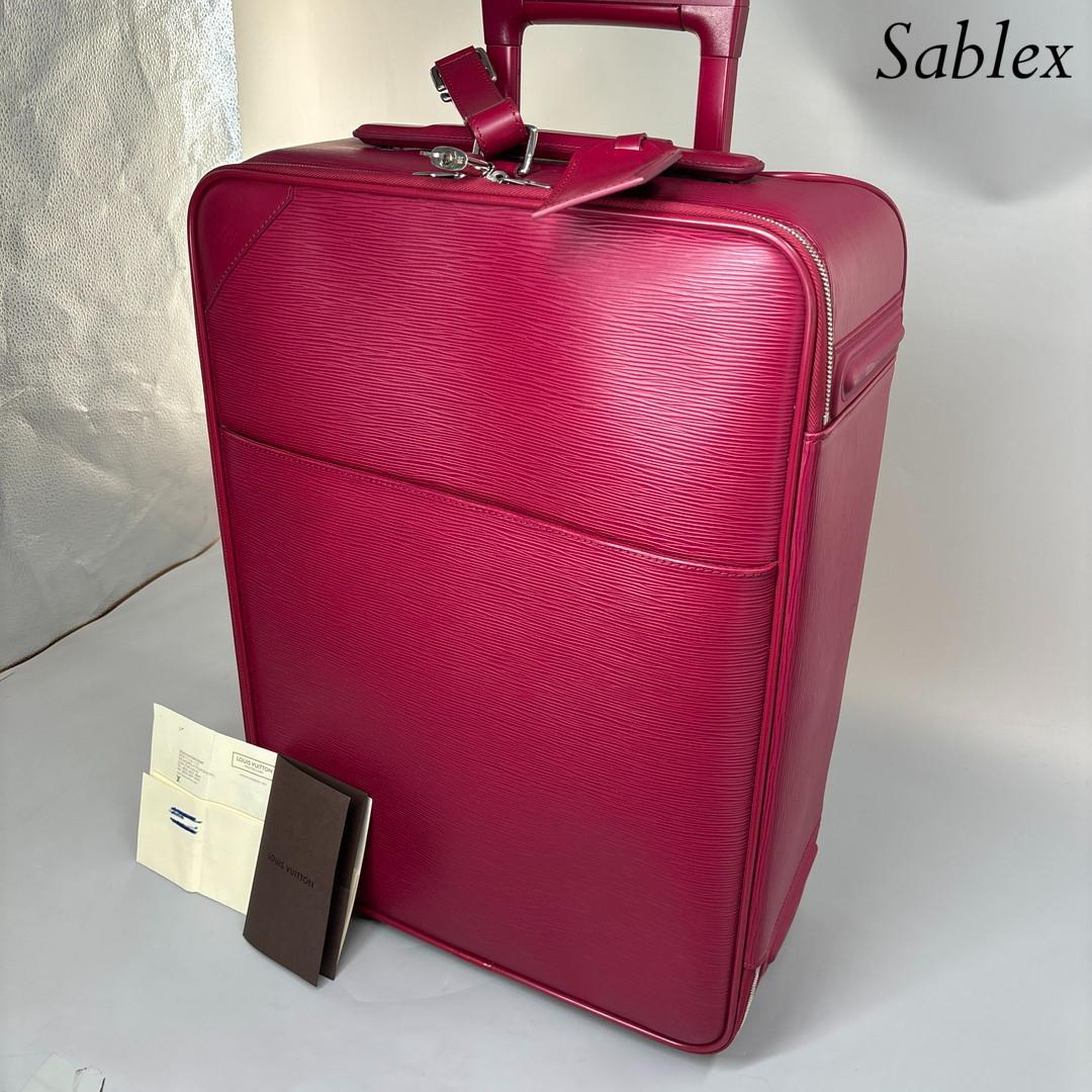 【新品同様】ルイヴィトン エピ ペガス55 キャリーバッグ 購入時証明書有