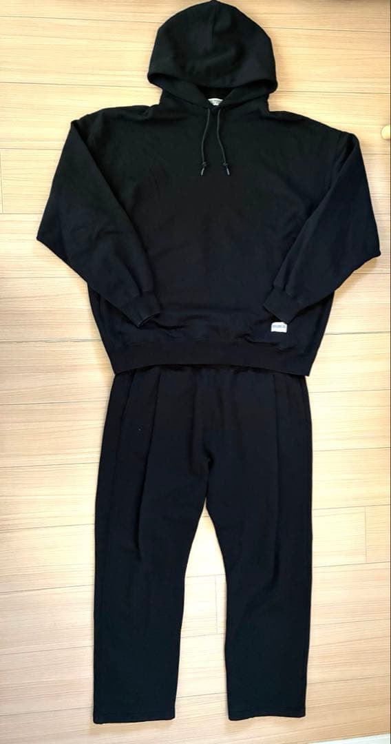 cootie 2022AW Inlay Sweat セットアップ ブラック L