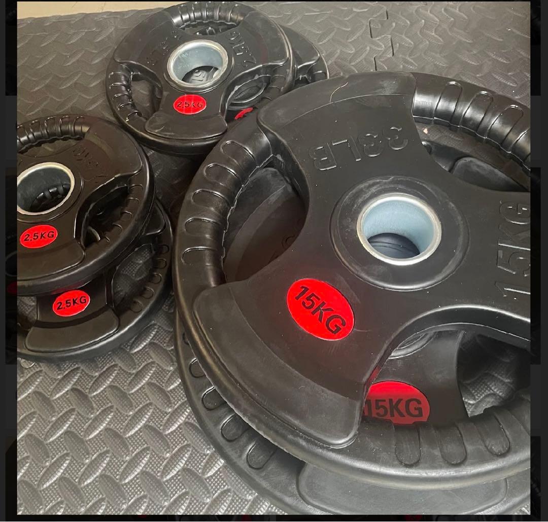 バーベルプレート［15kg×2  2.5kg×4］