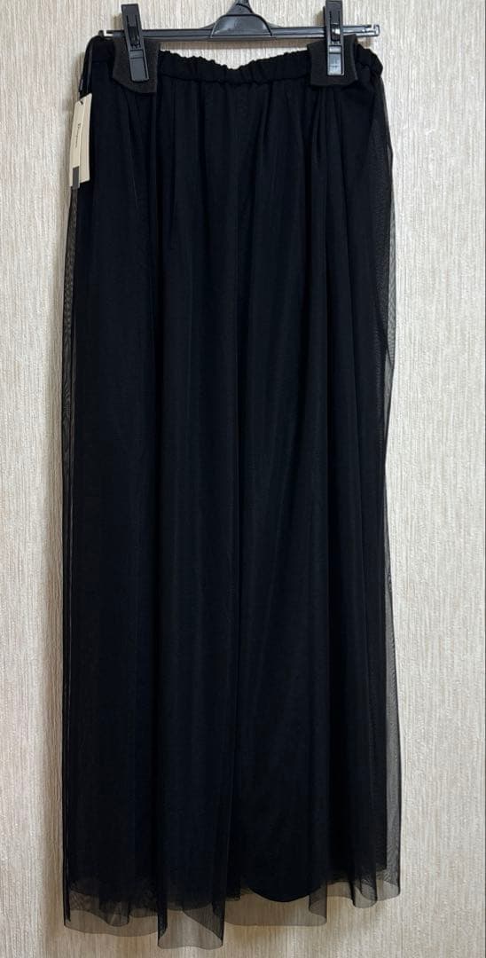 新品グレースコンチネンタルチュールレイヤードパンツブラック サイズ