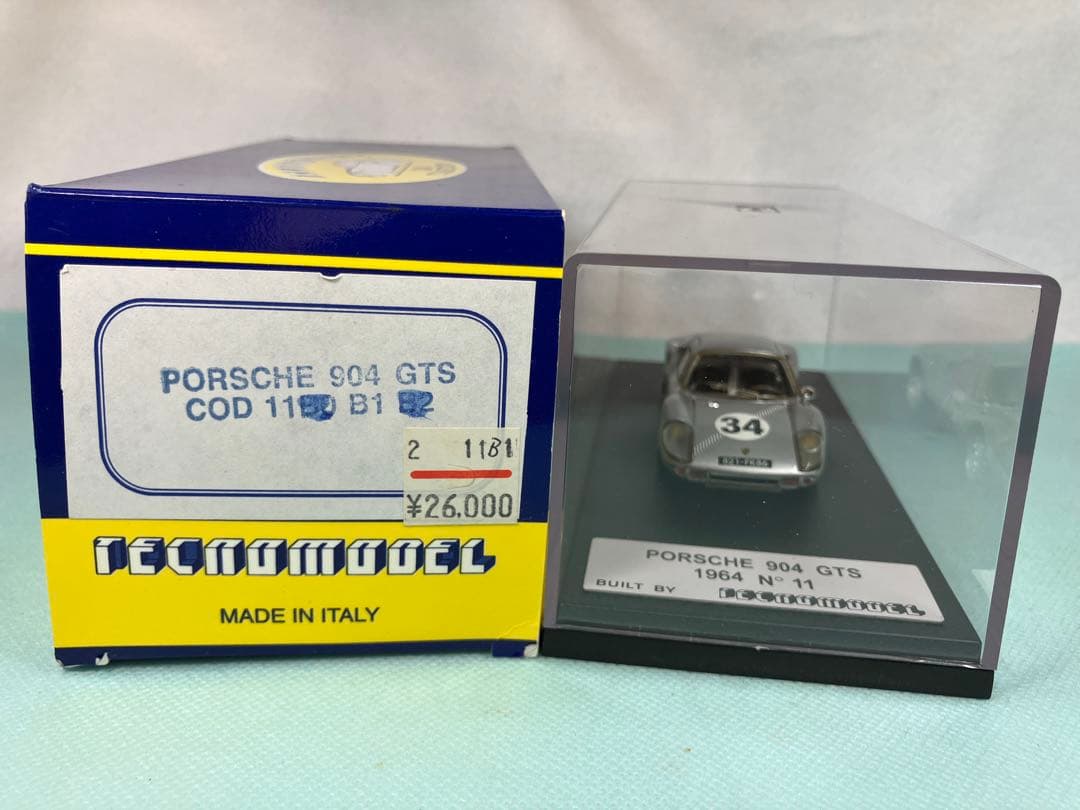 tecno model ポルシェ 904GTS 1964年ル・マン No.34 1964