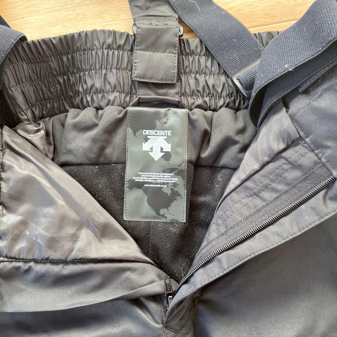 DESCENTEデサント　スキーウェア上下セット　ブラックSサイズ