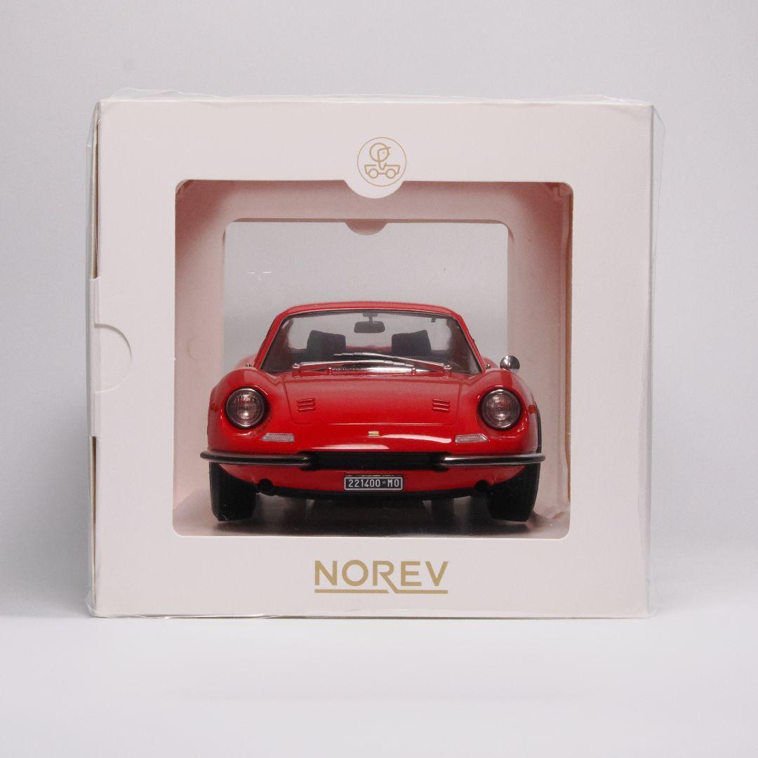 ノレブ 1/18 フェラーリ ディーノ246GT 1968 レッド NOREV