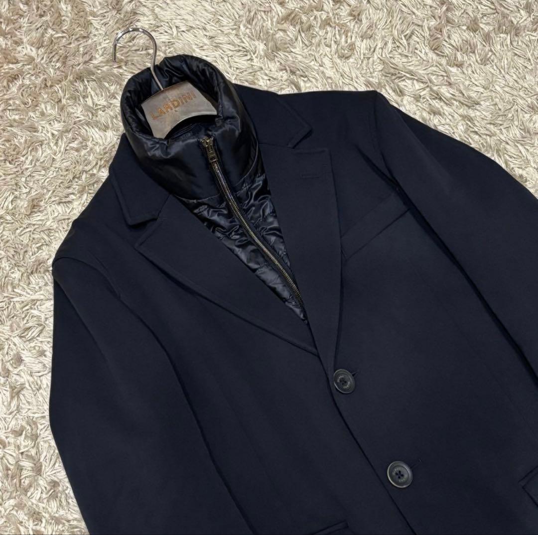 ヘルノ hernoネイビー チェスターコート