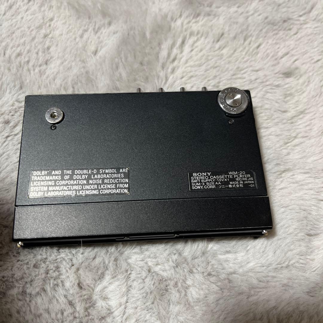 SONY WM-20 ステレオカセットプレーヤー
