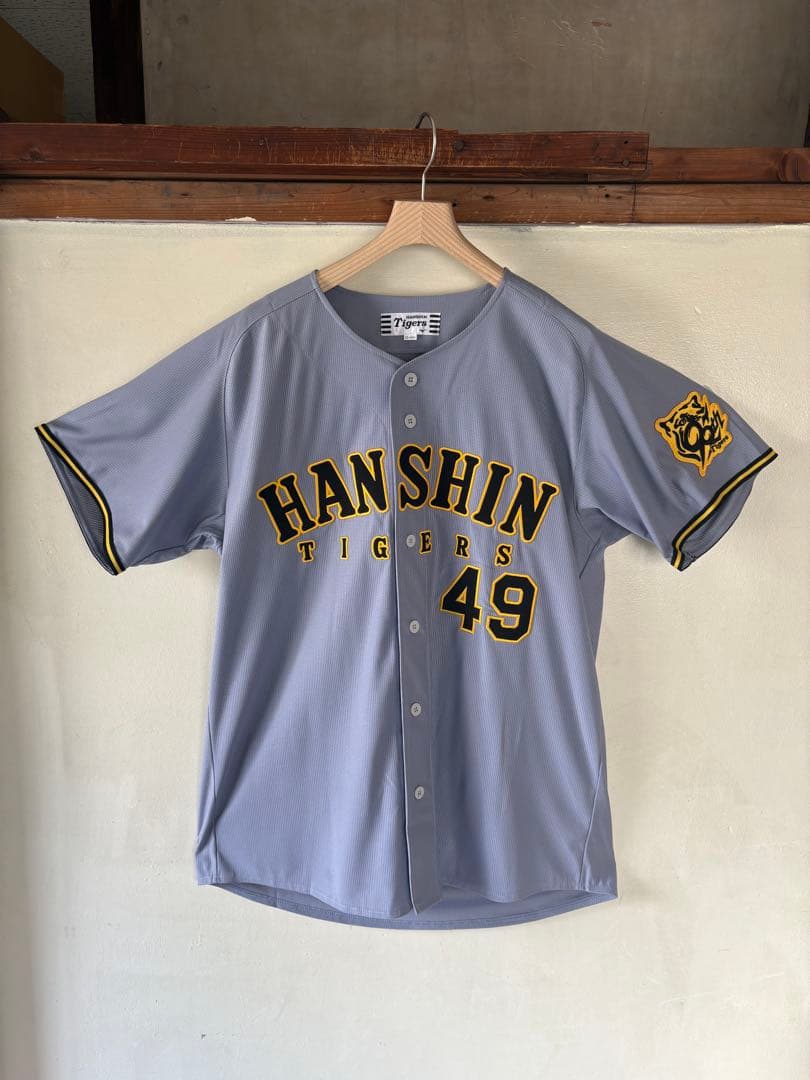 阪神 大竹耕太郎投手 49 ビジターユニフォームM 90周年ロゴ 2025年 阪神 大竹耕太郎投手 49 ビジターユニフォームM 90周年ロゴ 2025年