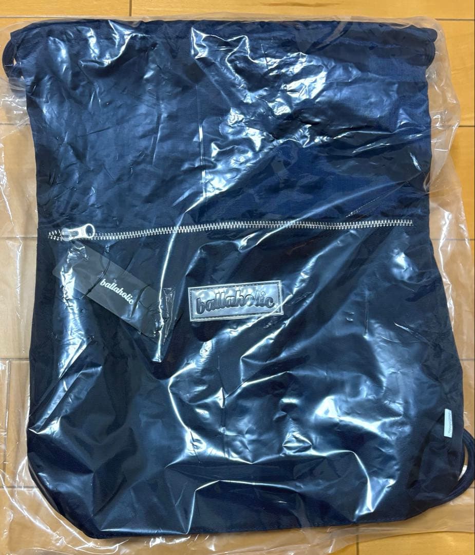 ballaholic logo zip pocket gymsack 即完売②