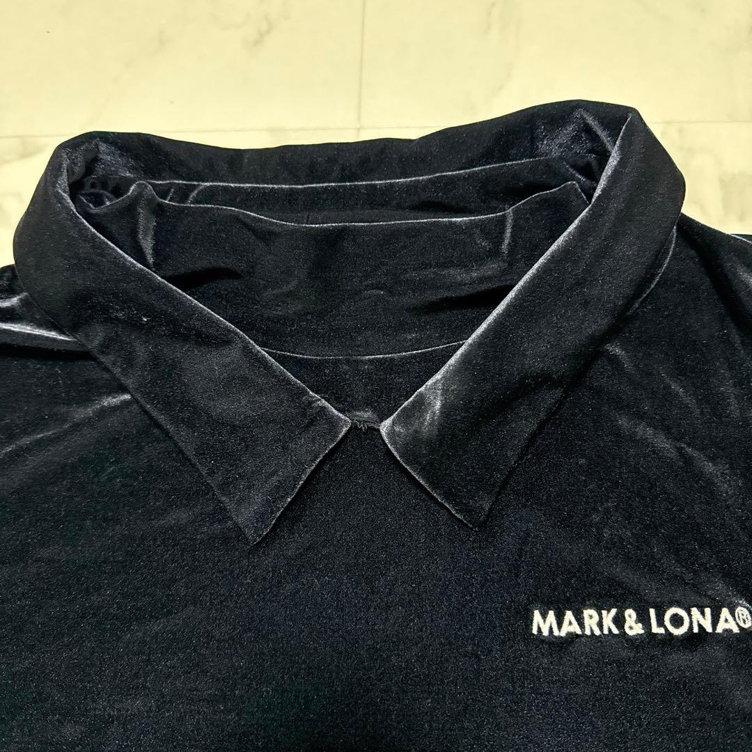 ⭐️新品未使用⭐️マークアンドロナ、ベルベットモックネック【48】L