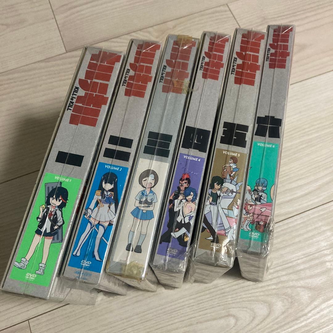 【新品DVD】キルラキル 〈完全生産限定版〉1,2,3,4,5,6 セット