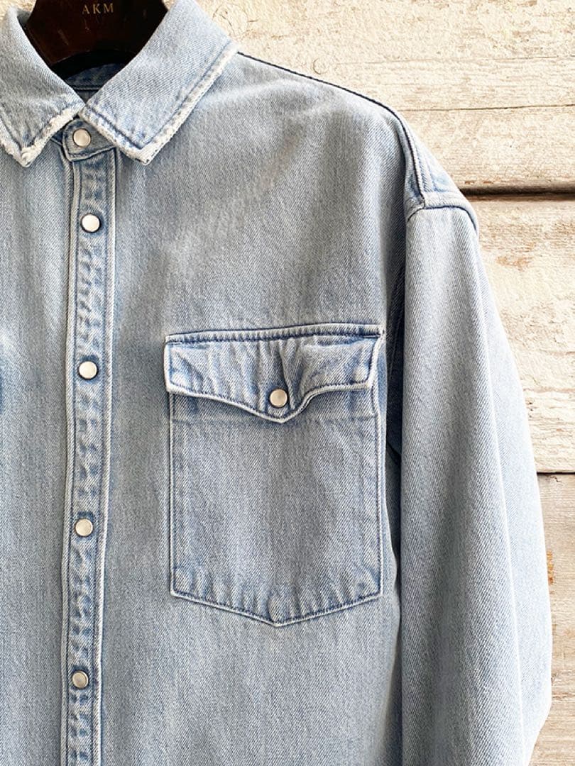 AKM エイケイエム デニムシャツ美品‼️