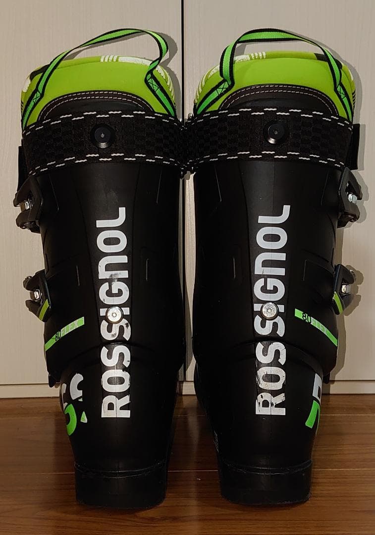 ロシニョール スキーブーツ■SPEED80■26.5cm■Black/Green