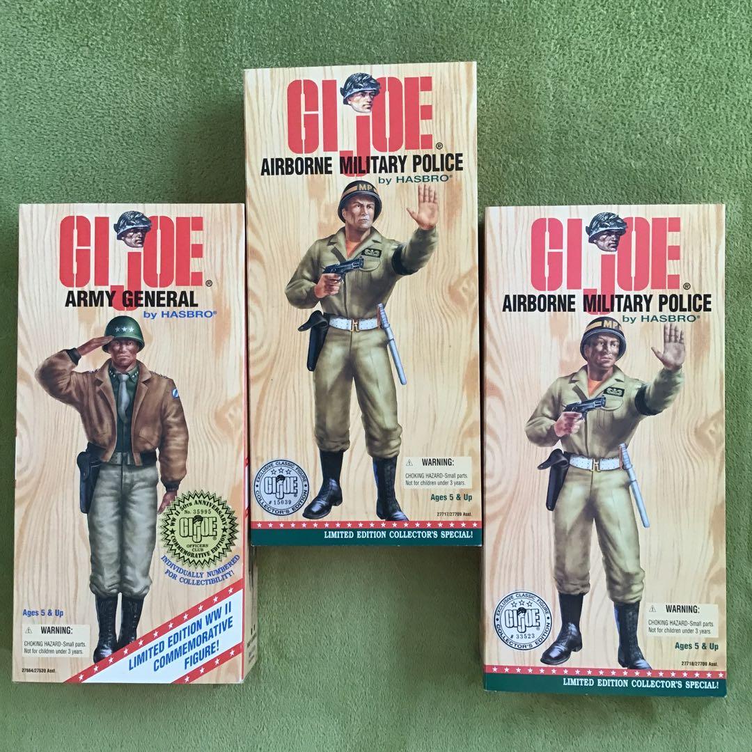 GI-JOE ジーアイジョー 限定版 3体セット 1996年 HASBRO 新品
