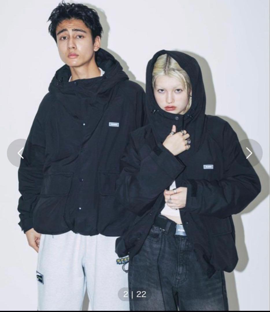 RAGLAN PUFFER HOODED JACKET ジャケット　XLARGE