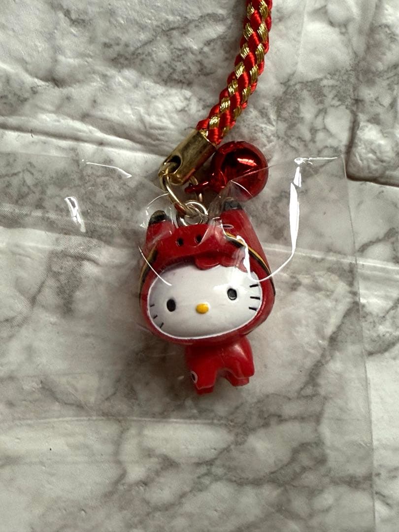 ご当地ストラップ ハローキティ 銀座カンカン娘 岩手 福島 新潟 その他