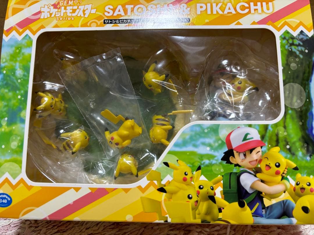 G.E.Mシリーズサトシ&ピカチュウフィギュアポケモン