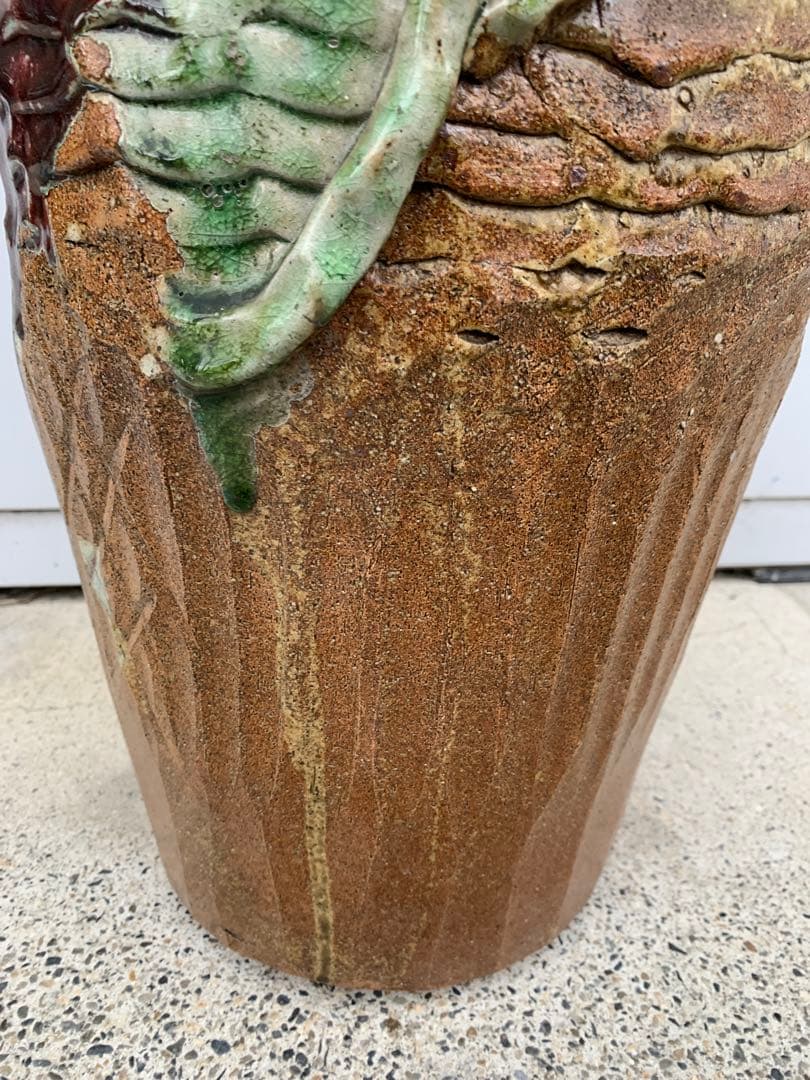 信楽焼　傘立て　花器　壺　花瓶