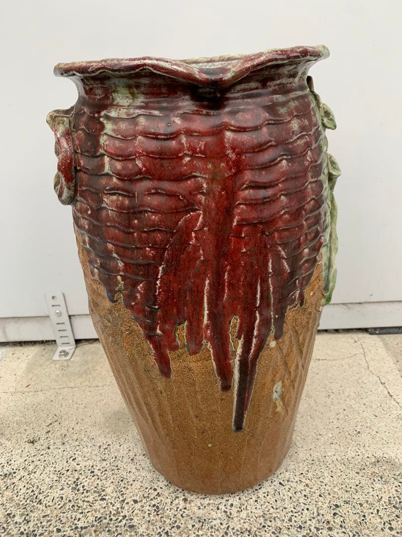 信楽焼　傘立て　花器　壺　花瓶