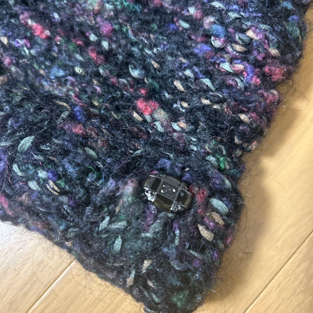 S*i様 CHANEL/シャネル ニット帽 ミックスツイード風