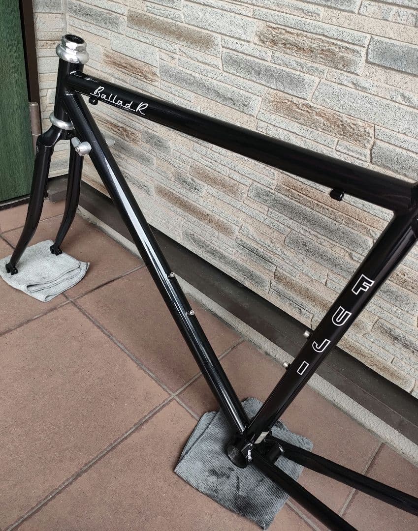 極美品フジ FUJI BALLAD R バラッド クロモリフレーム ロードバイク