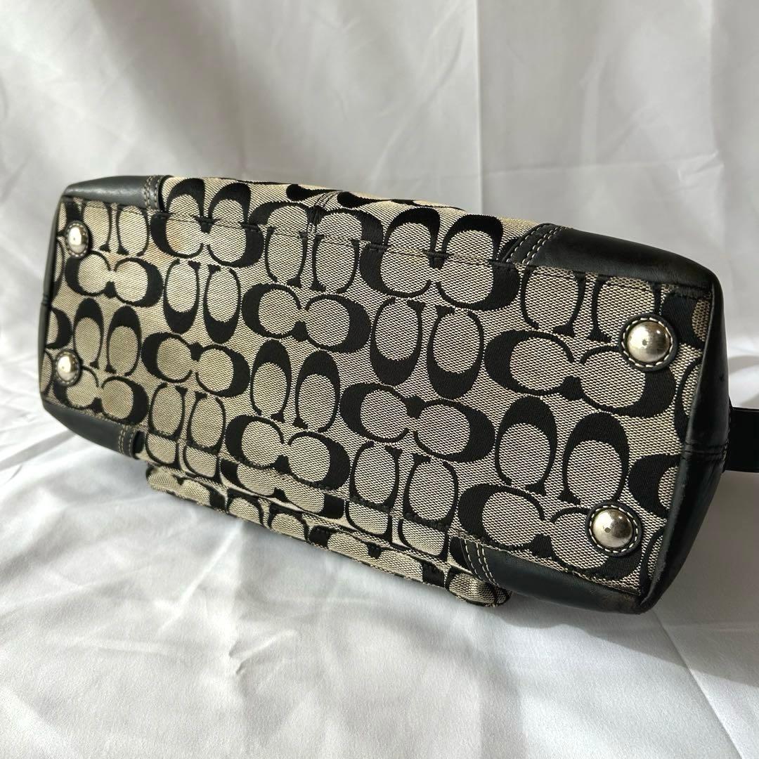 COACH F13977 ハンドバッグ ターンロック シグネチャー