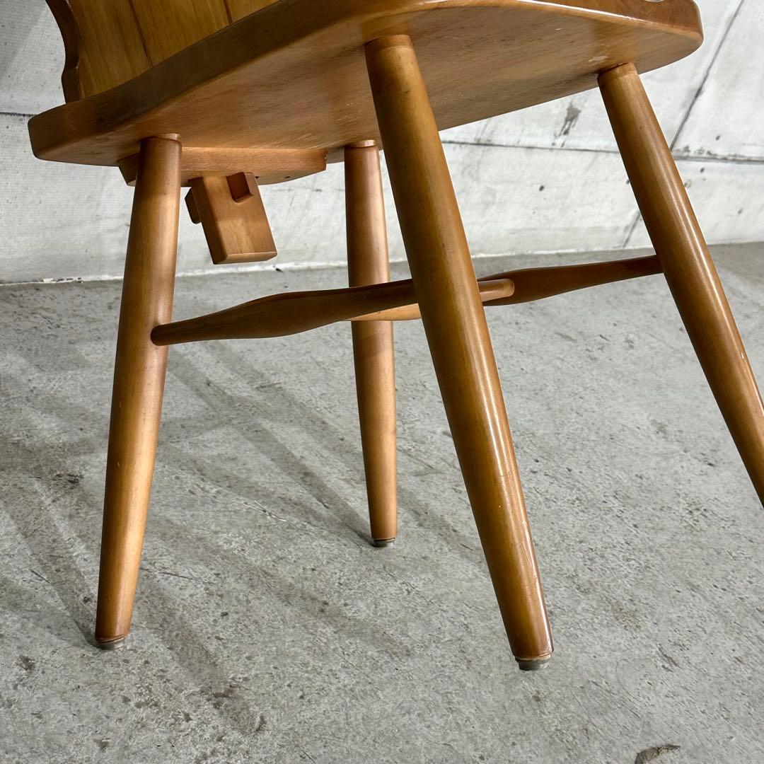 ✦karimoku✦ カリモク RUSTIC チェア／ニング 椅子／昭和レトロ③