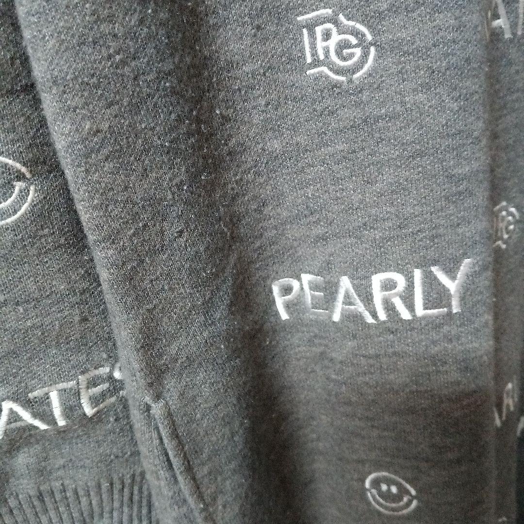 パーリーゲイツ ゴルフ ニットワンピース グレー/ロゴ