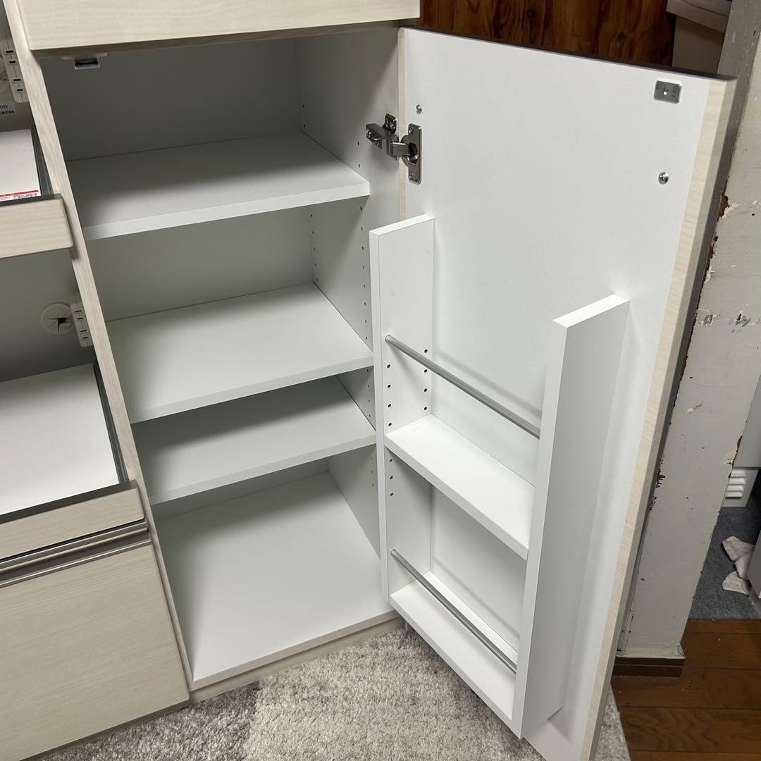 都内23区送料無料✨創愛ファニチュア✨ 食器棚　キッチンカウンター　カシュー80