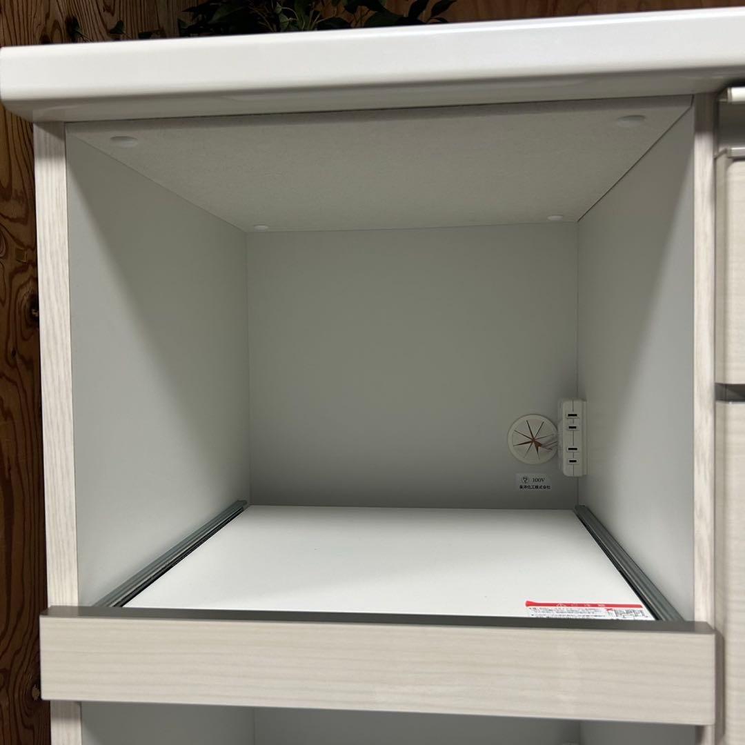 都内23区送料無料✨創愛ファニチュア✨ 食器棚　キッチンカウンター　カシュー80