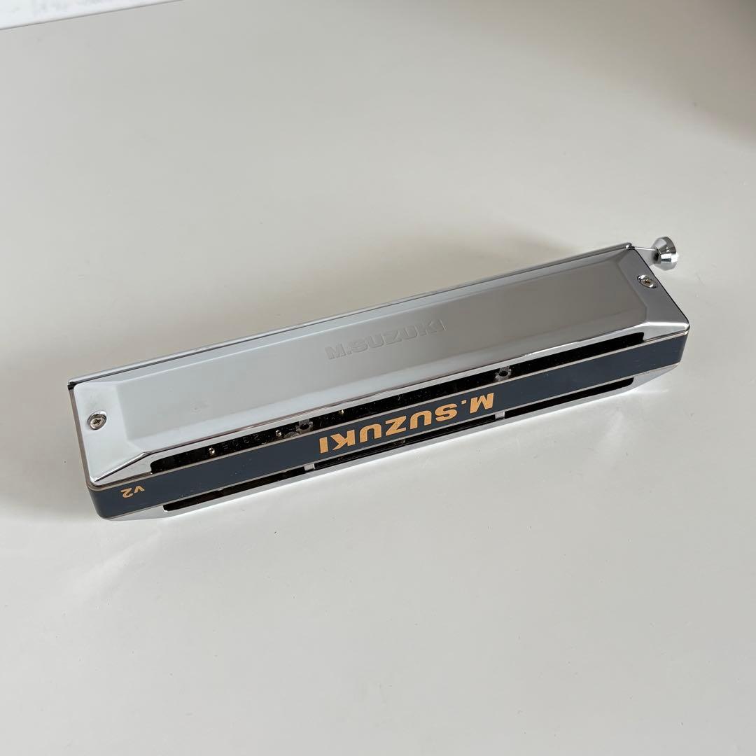 【美品】SUZUKI スズキ SCX-64 クロマチックハーモニカ 16穴