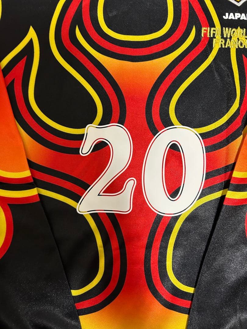 日本代表 川口能活 1998 W杯　GK 炎 ユニフォーム キーパー　L 新品