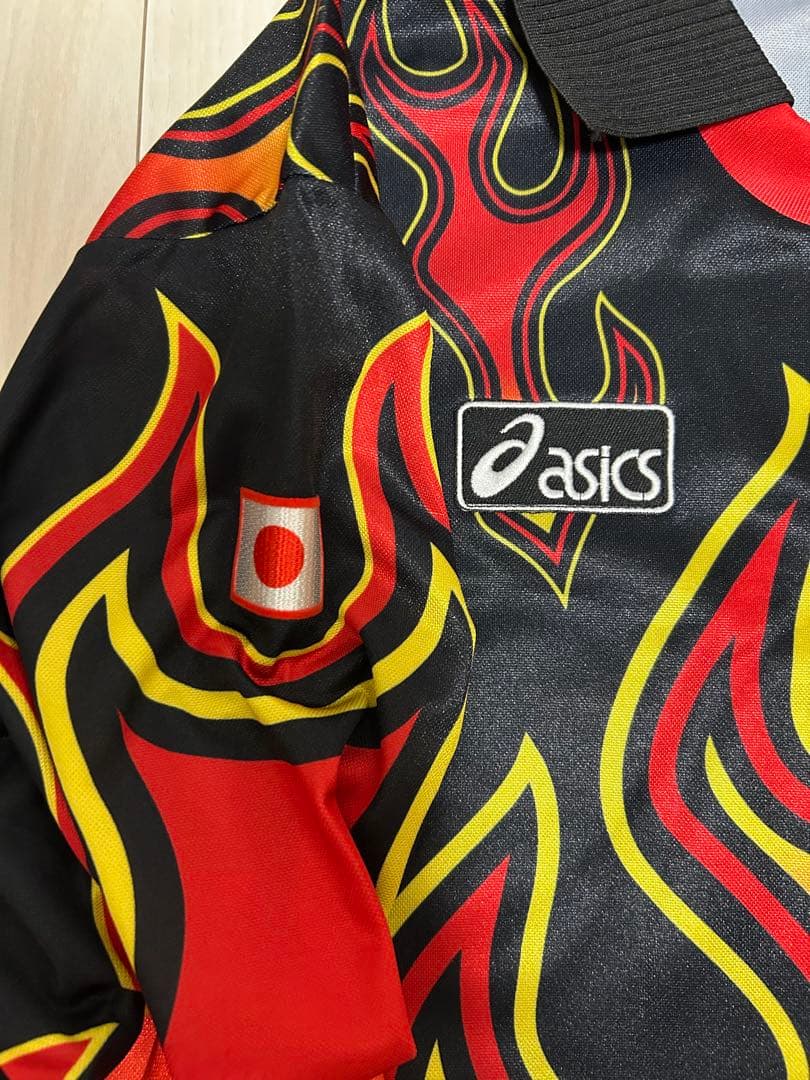 日本代表 川口能活 1998 W杯　GK 炎 ユニフォーム キーパー　L 新品