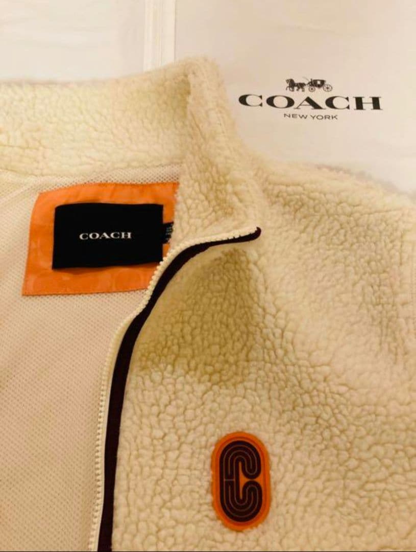 【定価94600円】COACH ボア ジャケット メンズ 21AW XL