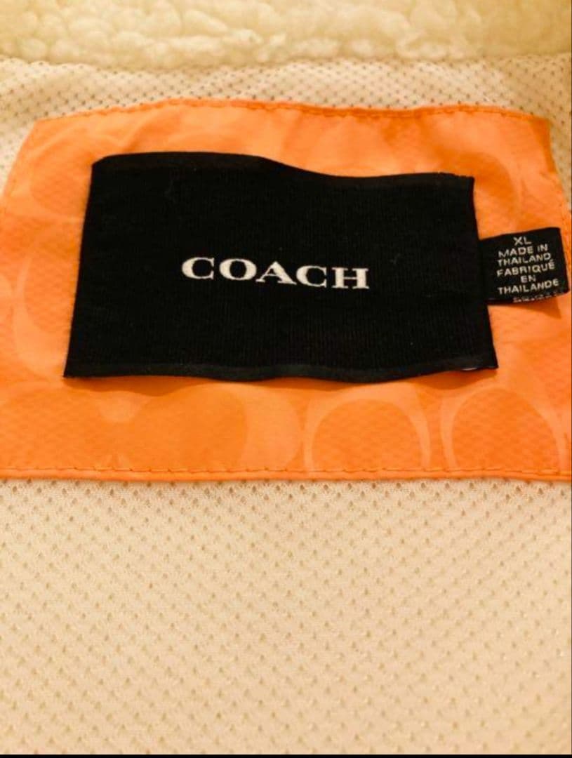 【定価94600円】COACH ボア ジャケット メンズ 21AW XL