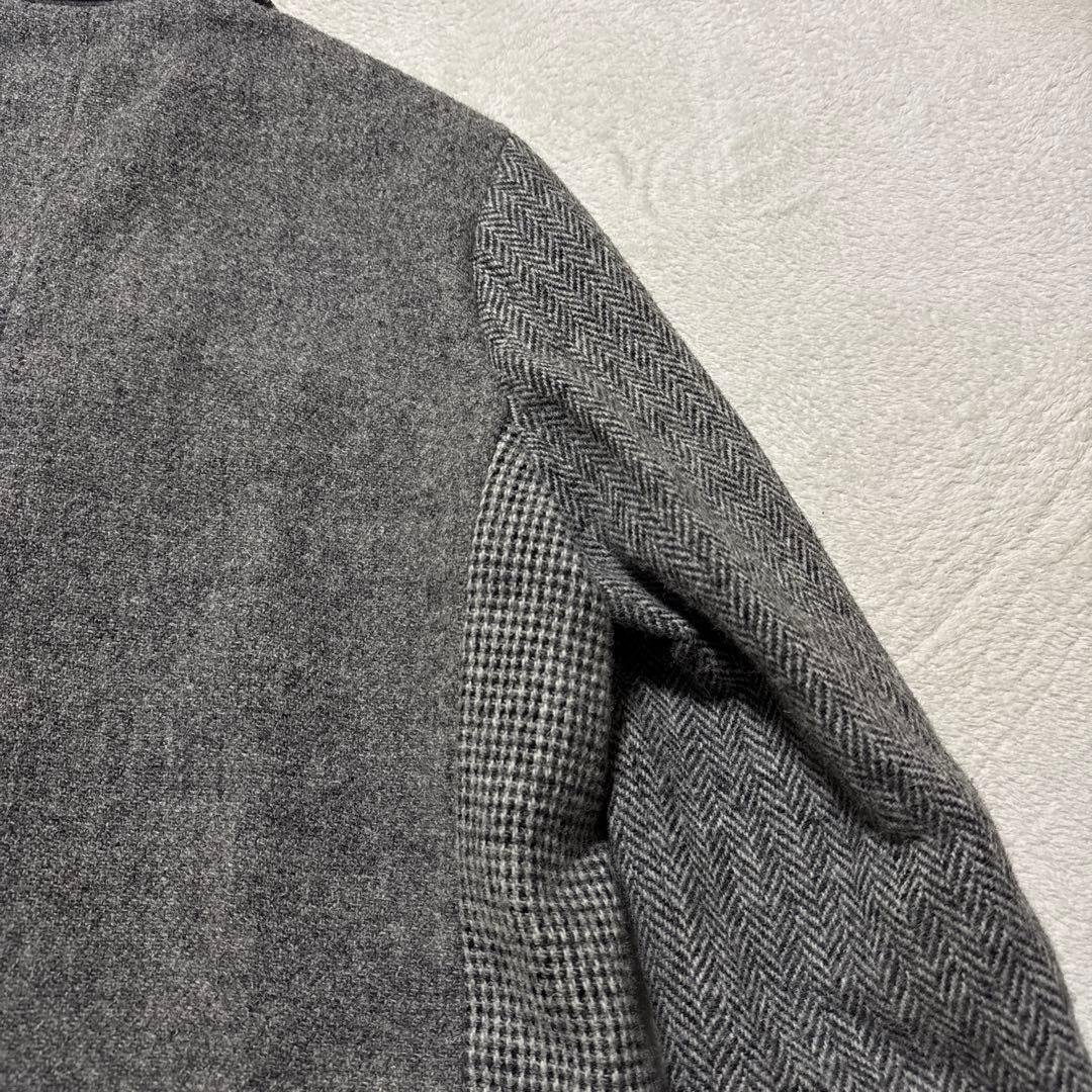 希少極美品 ビューティアンドユース ハリスツイード チェスターコート L 羊毛