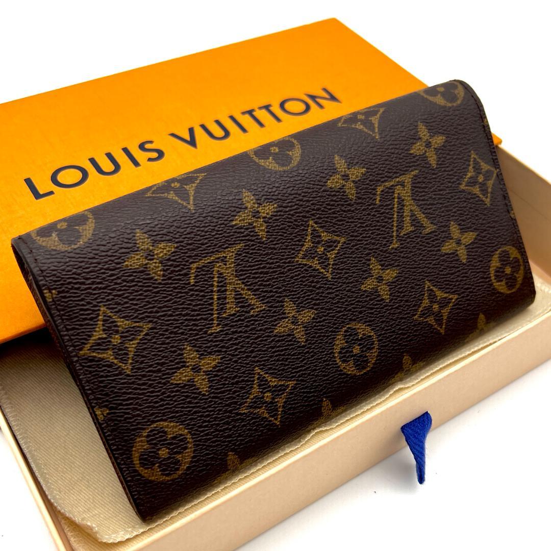 【超極美品】ルイヴィトン モノグラム ポルトフォイユ サラ 長財布 C84