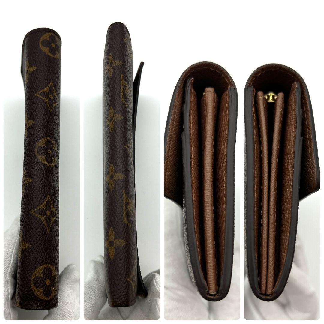 【超極美品】ルイヴィトン モノグラム ポルトフォイユ サラ 長財布 C84