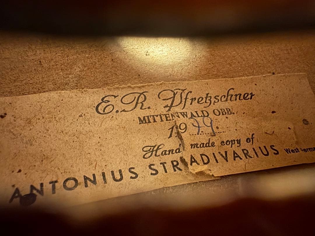 E.R. Pfretzschner バイオリン 4/4 1979年製