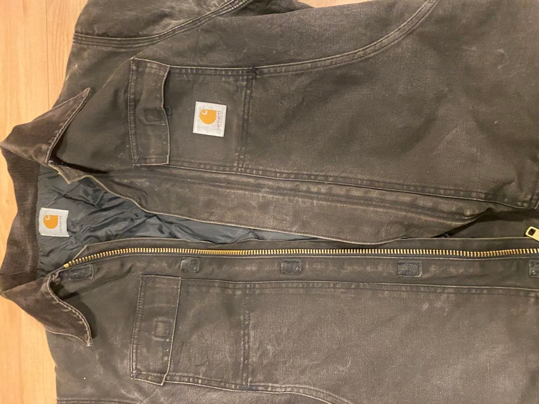 Carhartt ブラックデニムジャケット