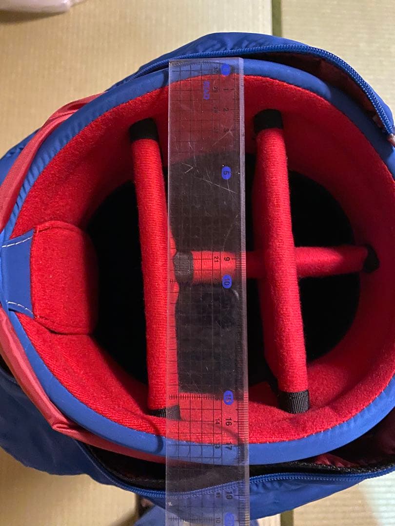 オノフ【ONOFF】青 ナイロン キャディバッグ