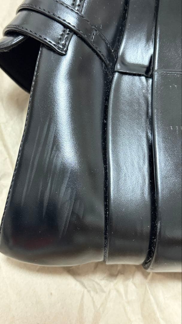 ダーリッチ プラットフォームローファー ブラック M