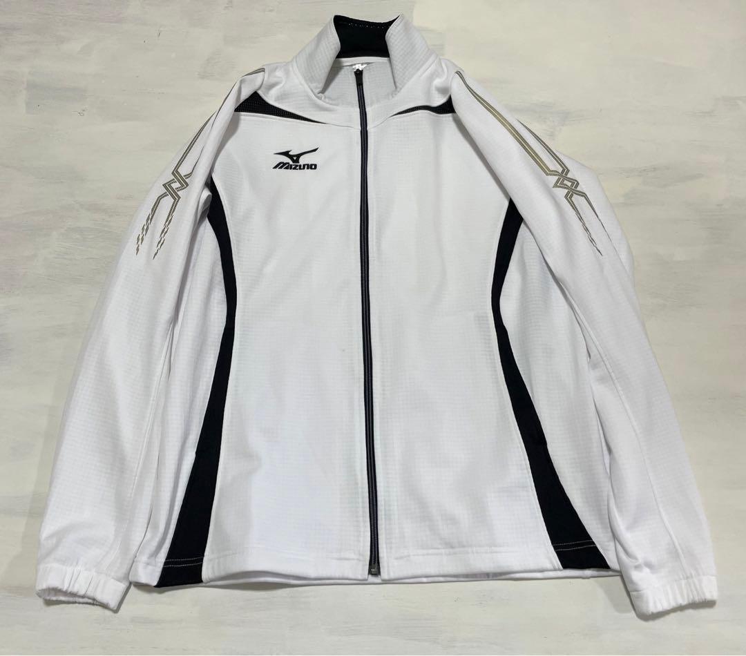 極美品 MIZUNO QUICKDRY PULS ジャージ　セットアップ　白